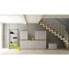 Plastiken Space Saver opbergkist 190L beige met wielen
