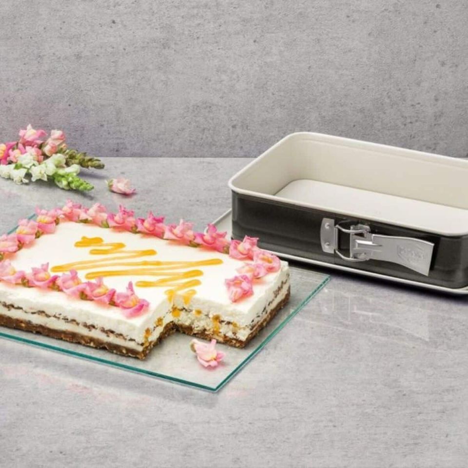 Dr. Oetker Back-Trend cake pan 30 cm and rectangular springform 28 x 18 cm set of 2 pieces