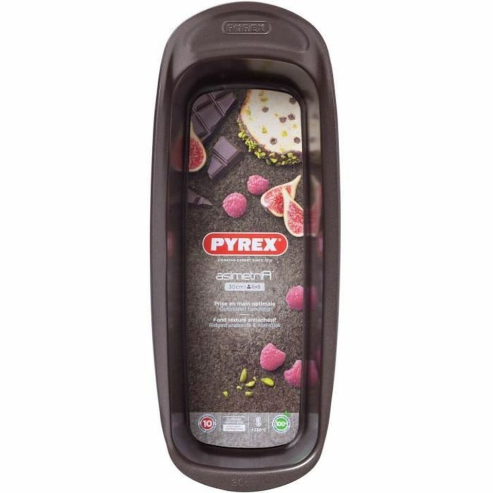 Pyrex Asimetria cake pan 30×11 cm with non-stick coating