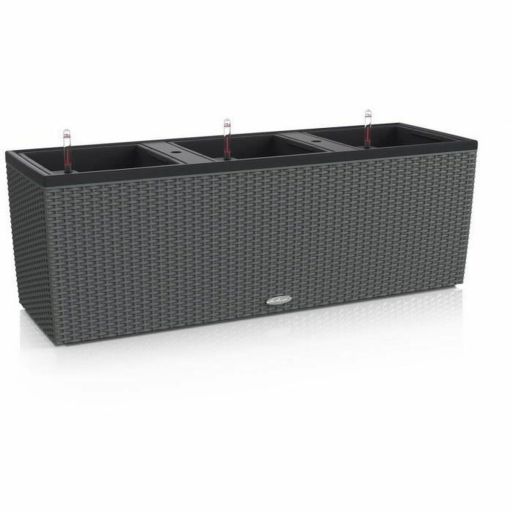 Lechuza Trio Cottage 30 bloempot Lechuza Trio Cottage 30 flower pot 100 x 32 x 34 cm rectangular planter with irrigation system for garden and balcony