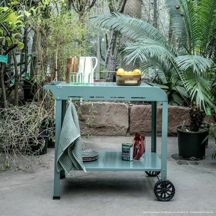Livoo GS168V plancha trolley groen/zwart voor 2-3 branders