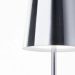 Brilliant Xaana G40939/68 rechargeable LED table lamp nickel/aluminum IP44 37 cm