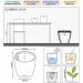 LECHUZA Classico Premium 50 LS plantenbak wit
