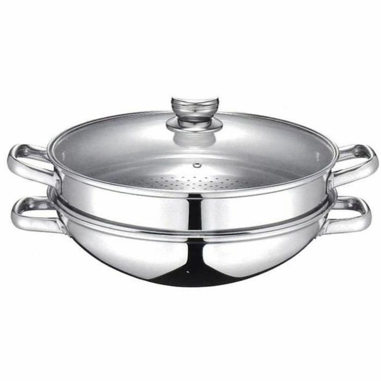Wokpan Baumalu Wok 2-en-1 | Huisbest.nl