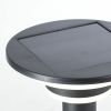 Brilliant Garvina G40406/06 solar LED sokkellamp zwart met bewegingssensor IP44 45 cm