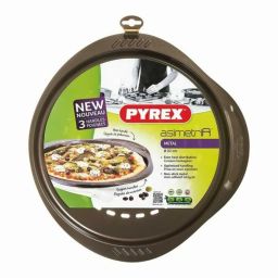 Pyrex asimetriA pizzaplaat 32 cm PFAS-vrij easy-grip