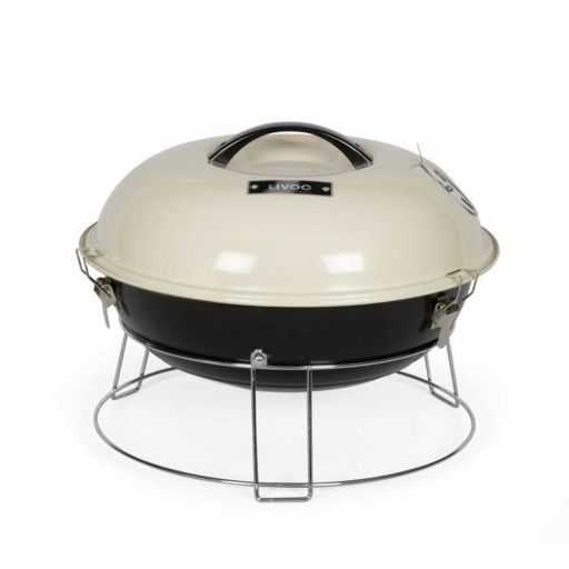 Livoo DOC301 portable charcoal barbecue 34 cm Barbecue Portable Livoo Ø 34 cm | Huisbest.nl