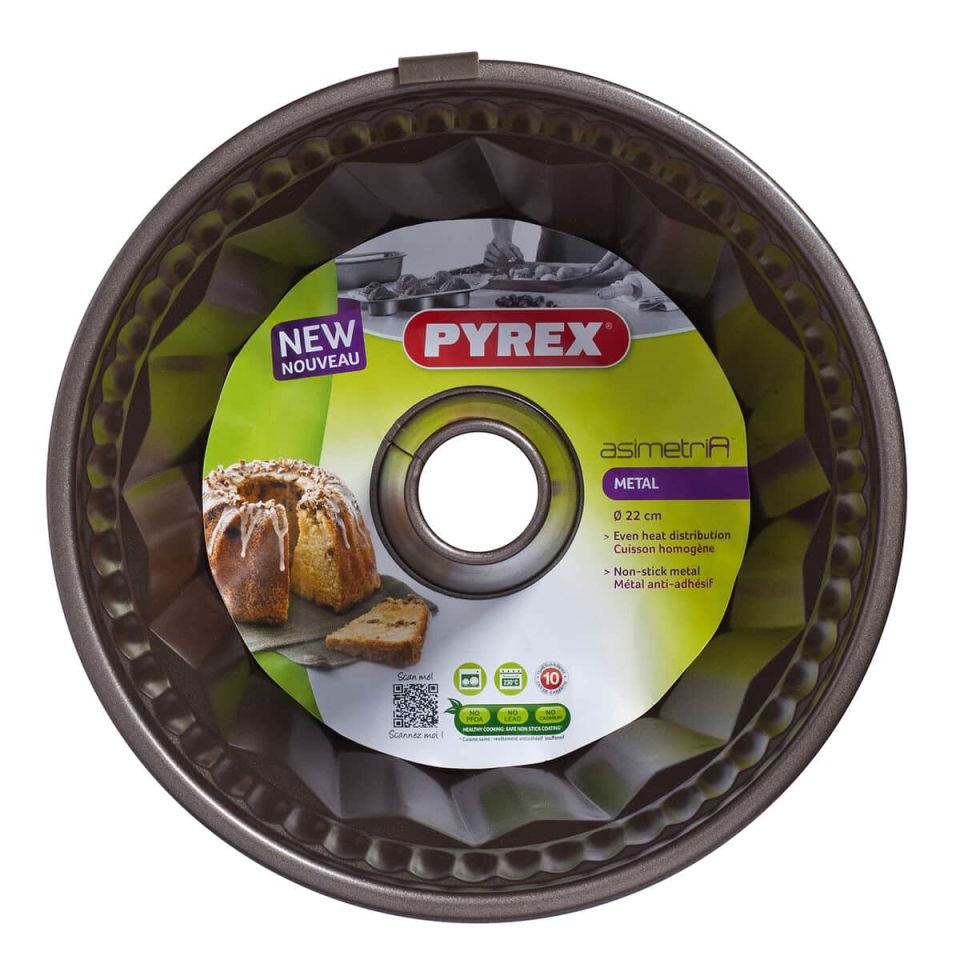Pyrex asimetriA savarin/tulbandvorm 22 cm