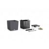 Lechuza CUBE Cottage 30 plantenbak graniet set