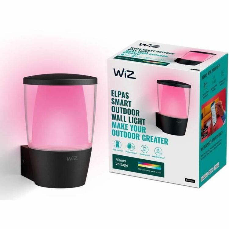 Wall Lamp Wiz Black Metal Plastic 950 Lm