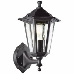 Brilliant Carleen outdoor wall light black E27 IP44 60W