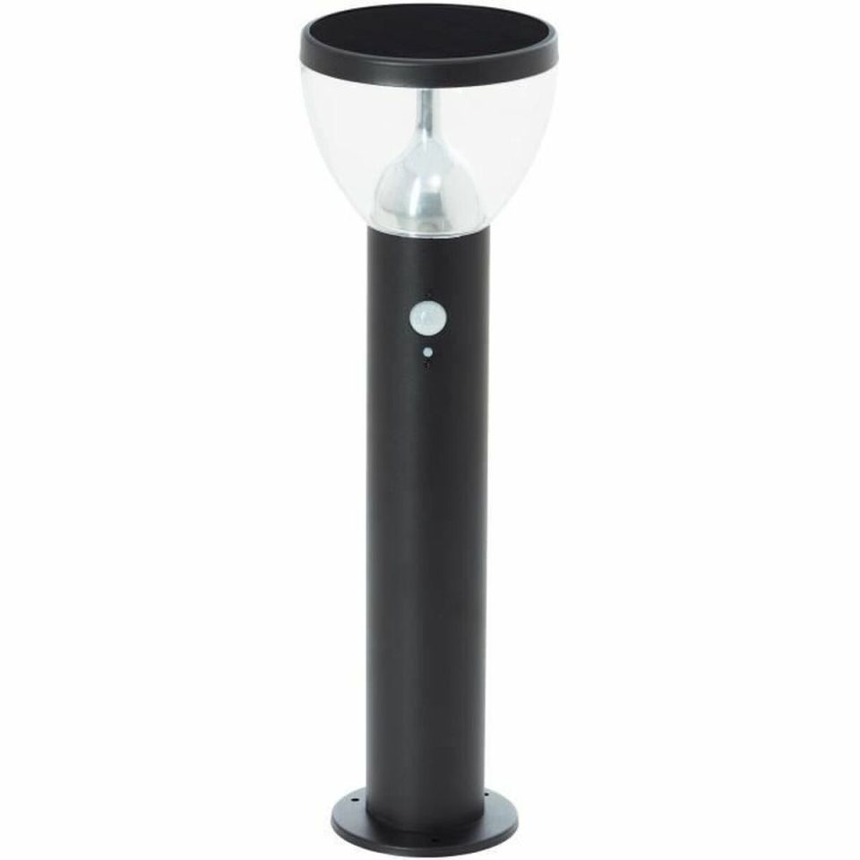 Brilliant Tulip G40411/06 solar LED sokkellamp zwart met bewegingssensor IP44 52 cm