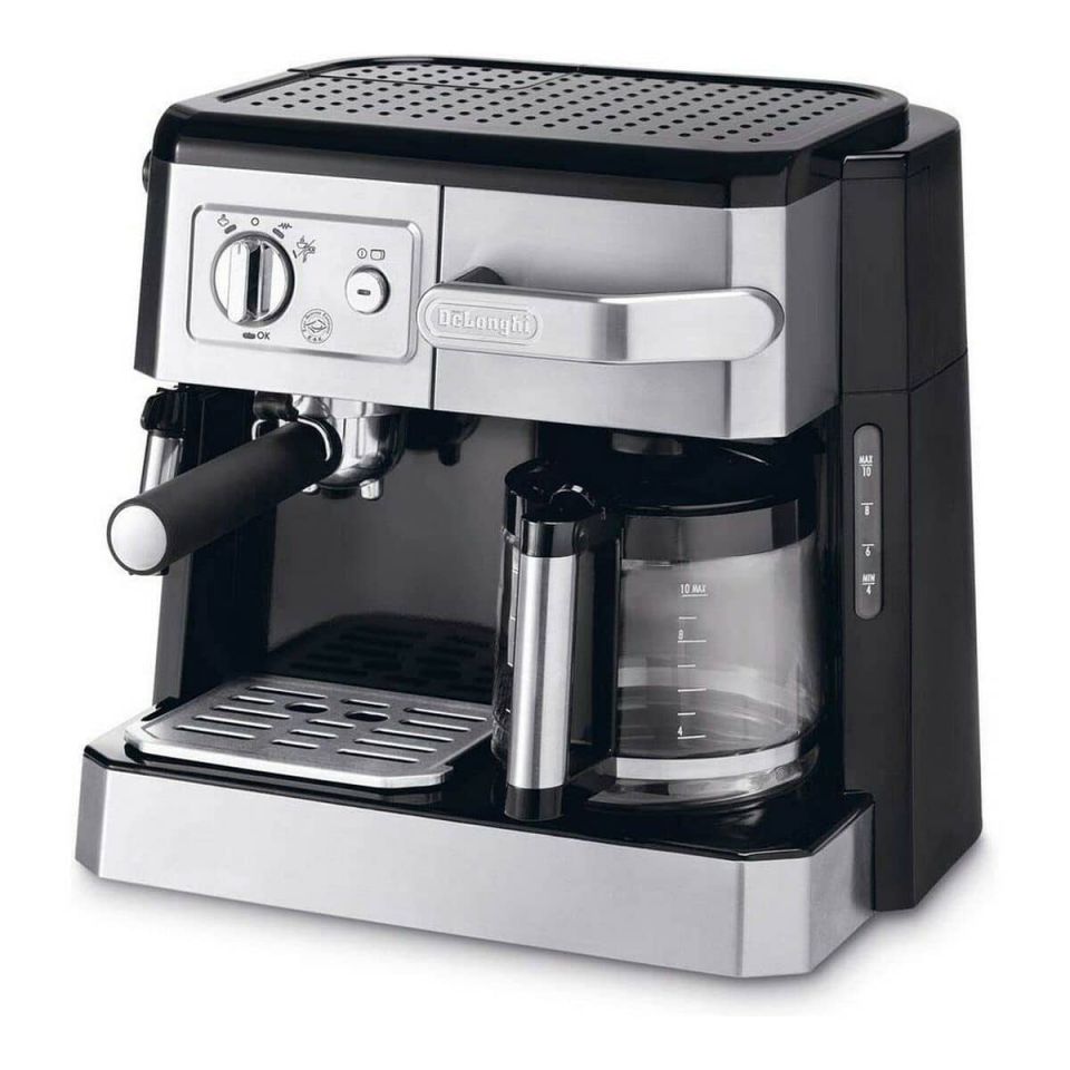 De’Longhi BCO421.S combi koffie- en espressomachine zilver/zwart