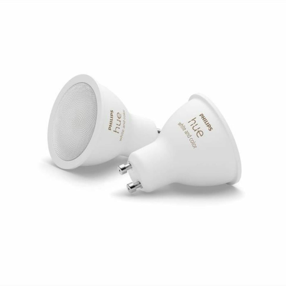 Philips Hue GU10 slimme spots 2-pack wit en kleur