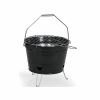 Livoo DOC327N houtskoolbarbecue 27 cm met draaggreep zwart