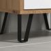 Trendteam Touch hoge badkamerkast wit eiken 191 cm