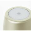 Brilliant Kaami G90939/16 rechargeable LED table lamp gold matte IP44 37 cm