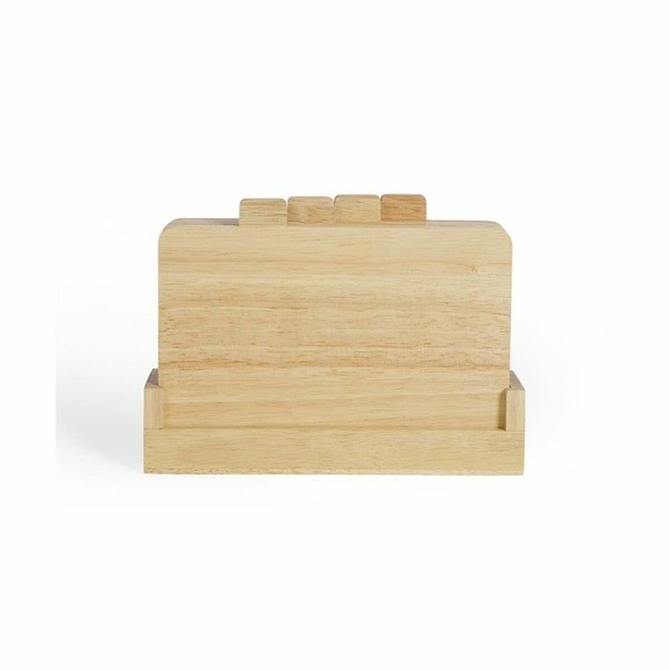 Livoo MES142 set of cutting boards with holder 4-piece wood