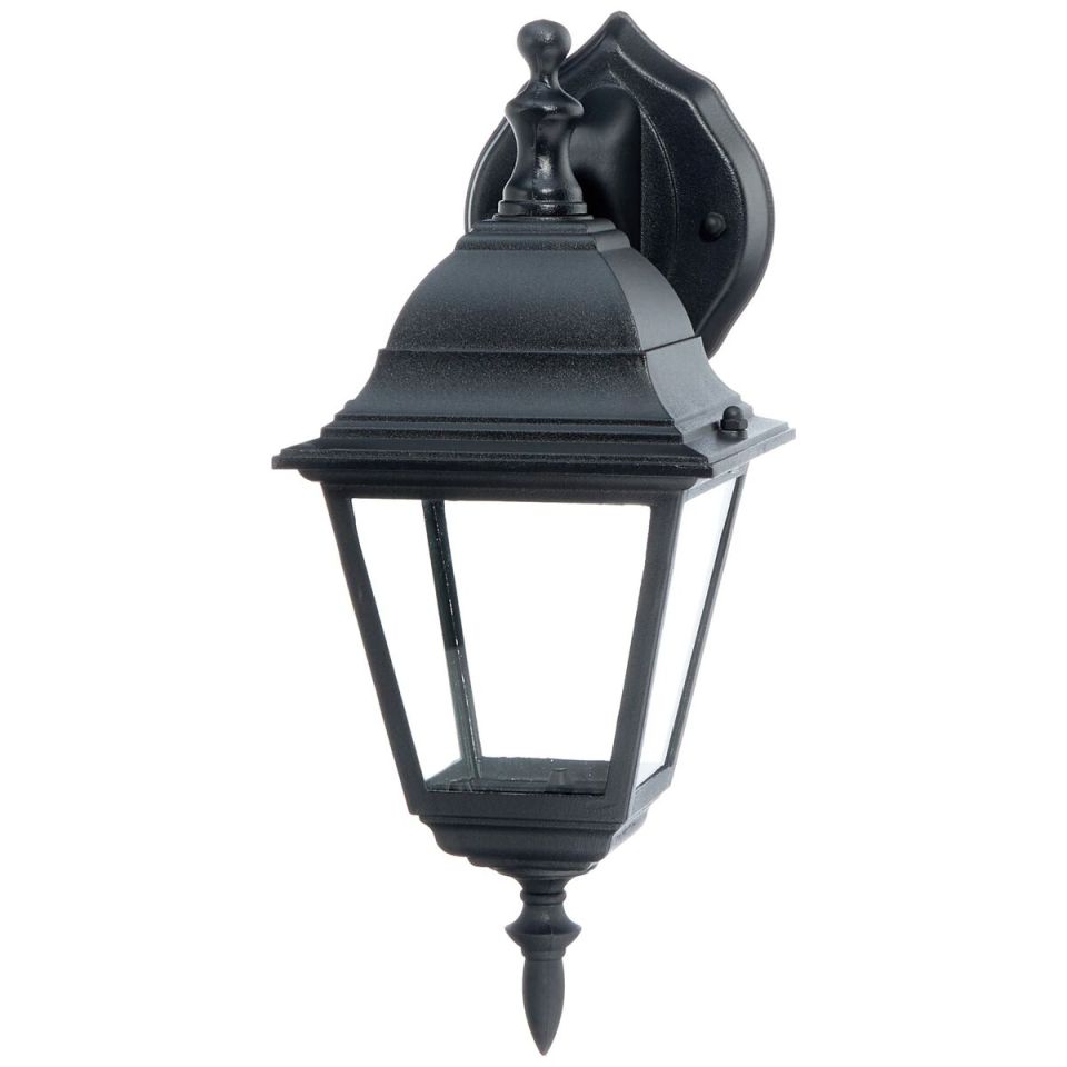 Brilliant Newport 44282/06 outdoor wall light black IP23 E27 34 cm