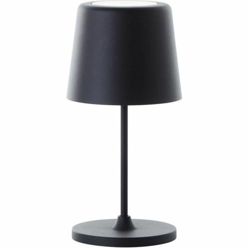 Brilliant Kaami G90939/76 oplaadbare LED tafellamp zwart mat IP44 37 cm Brilliant Kaami LED buiten tafellamp zwart 2W dimbaar