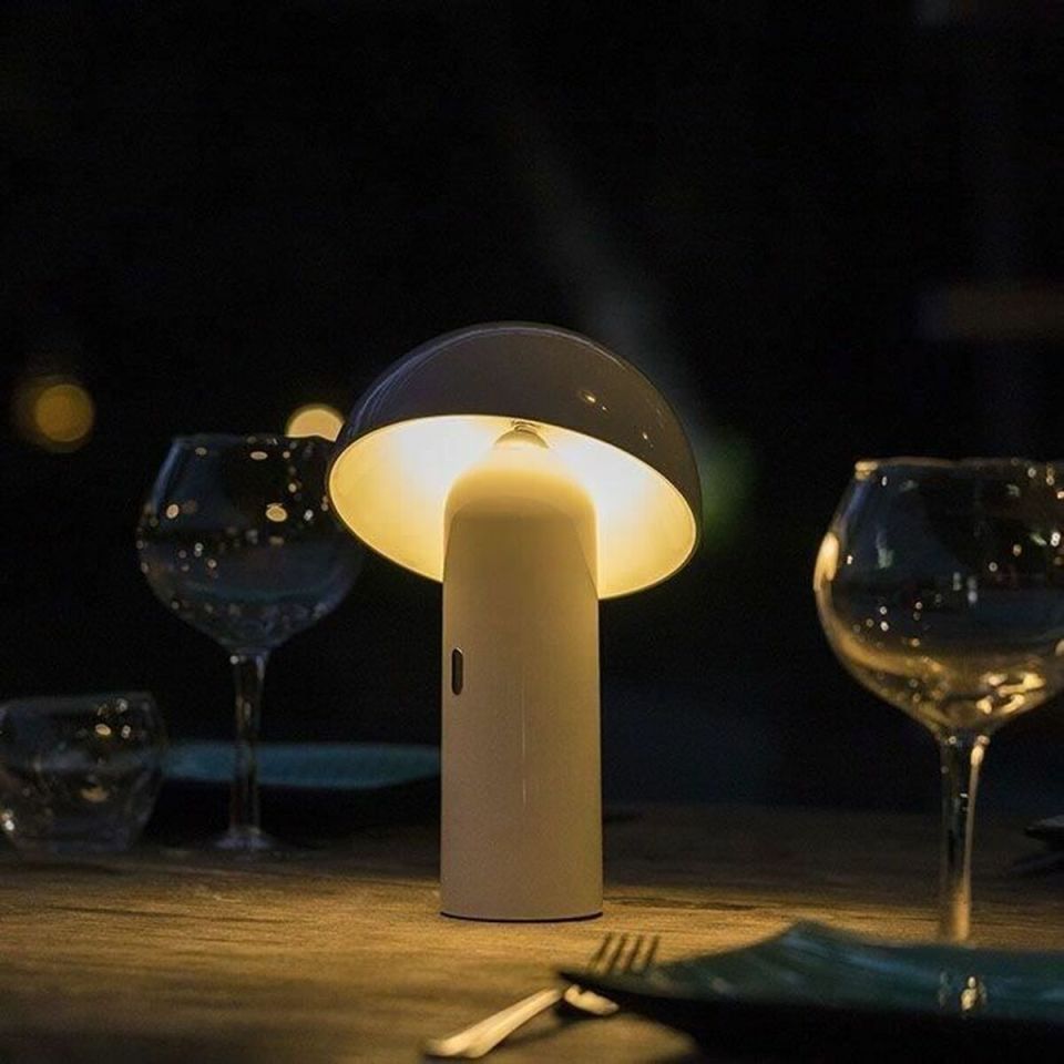 Lumisky TOD White draadloze LED tafellamp H28 cm wit