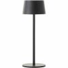 Brilliant Jona G40900/06 rechargeable LED table lamp black IP44 25 cm