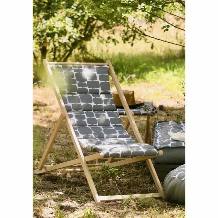 Jardin Privé Futuriste mastic folding beach lounger 3 positions