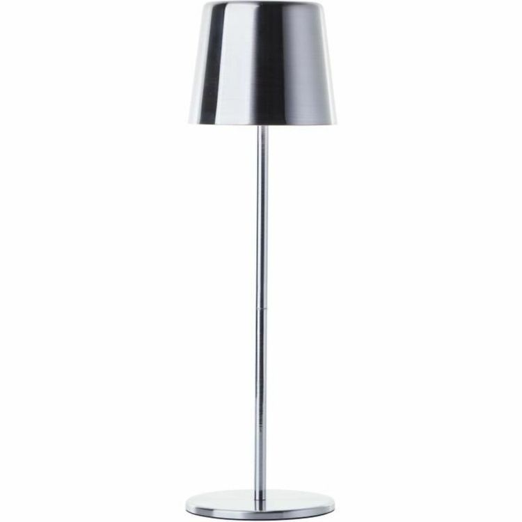 Brilliant Xaana LED outdoor table lamp nickel dimmable