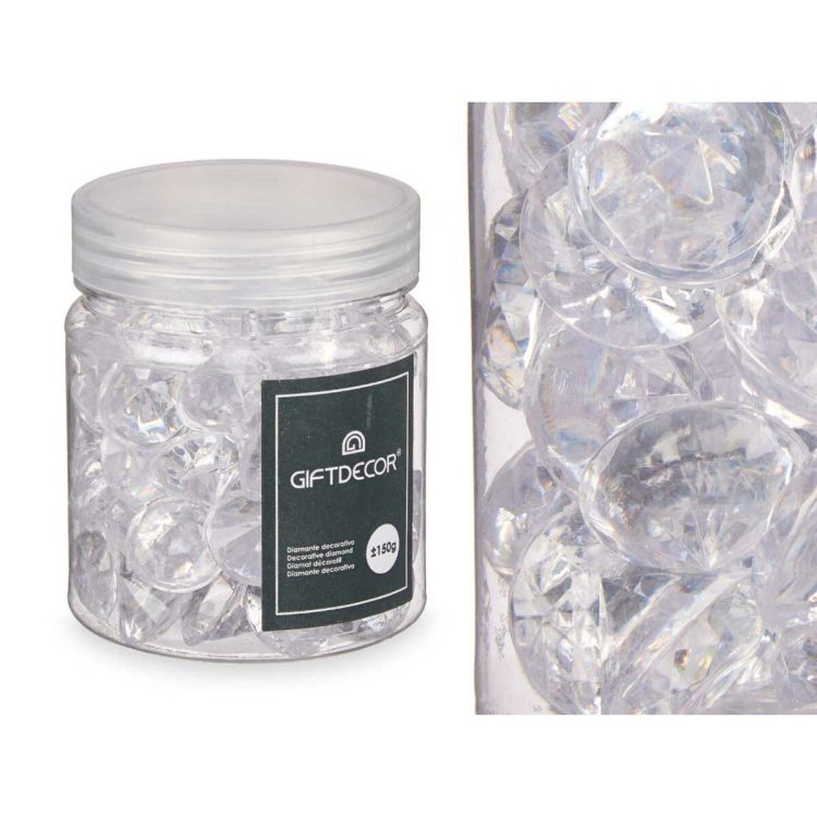 Gift Decor decoratieve diamantstenen 150 g (16 stuks)