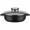 GSW Gourmet Granit inductie pannenset zwart 10-delig