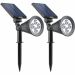 Lumisky Spiky W34 set van 2 solar LED tuinspots IP44