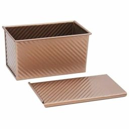 Baumalu bread mold 21x12cm with sliding lid non-stick