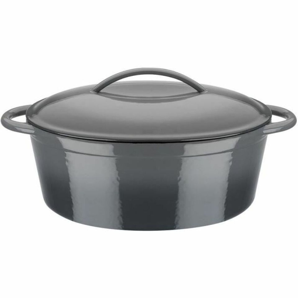 GSW Grey Shadow ovale braadpan 33×25 cm gietijzer