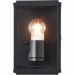 Brilliant Gaia 44480/06 outdoor wall light black IP44 E27 25 cm