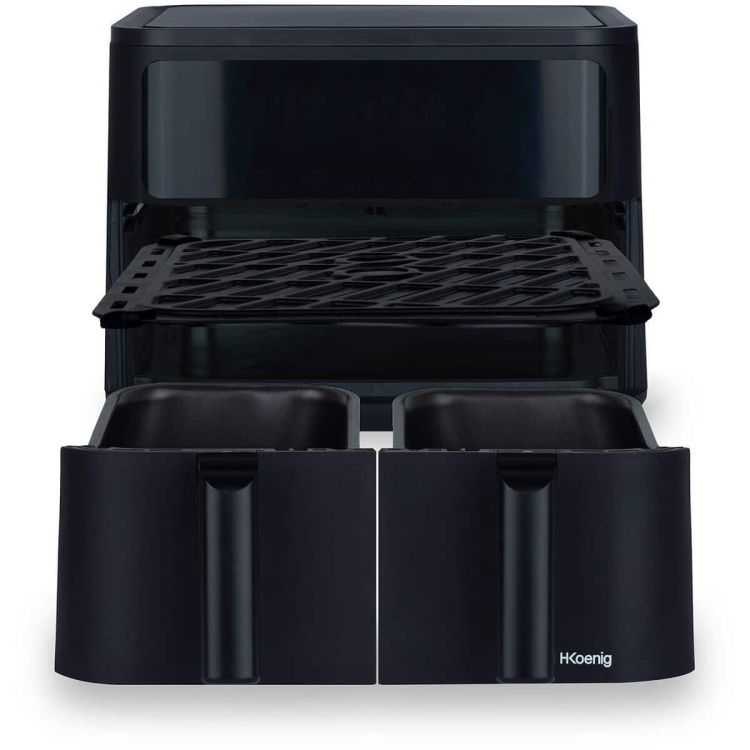 H.Koenig FRY900 dual airfryer 9L 2400W touchscreen