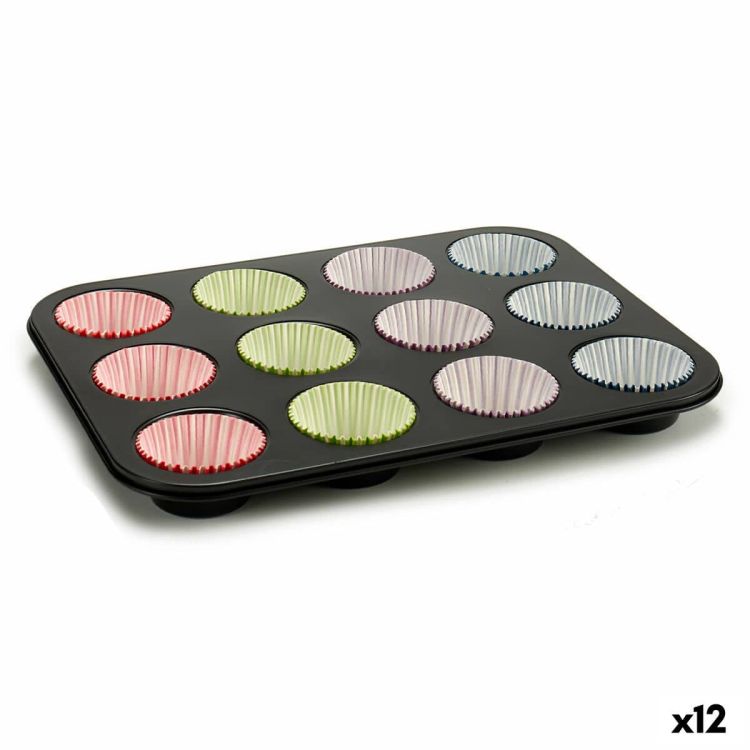 Kinvara 55011 muffinbakplaat 35×26,5 cm + 72 vormpjes