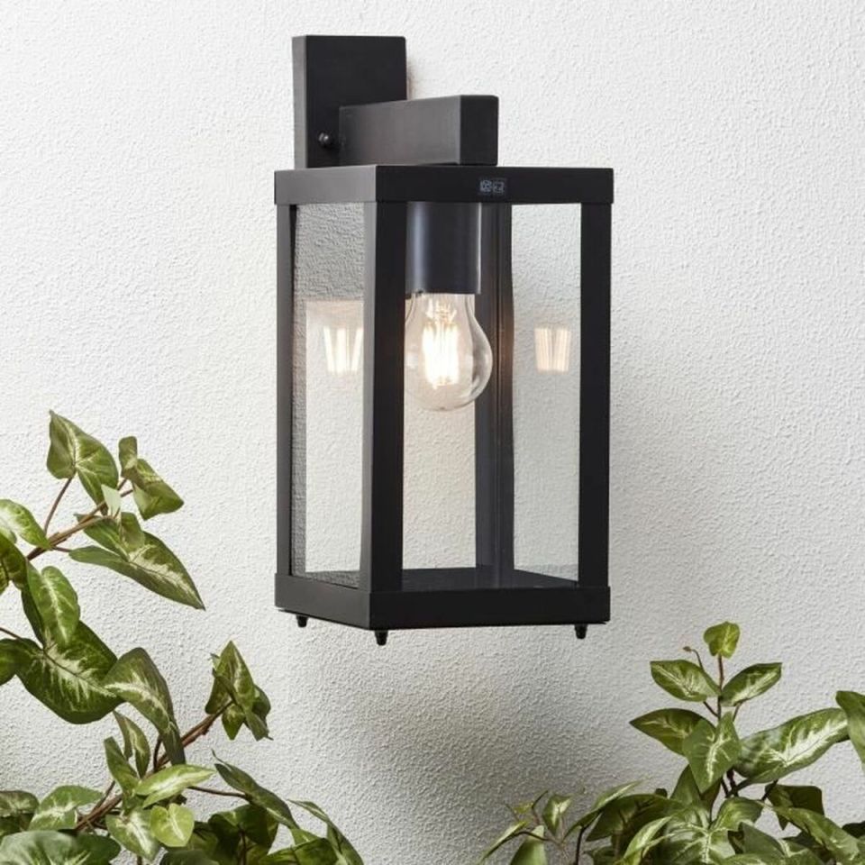 Brilliant Gaia 44482/06 buitenwandlamp zwart IP44 E27 35,5 cm