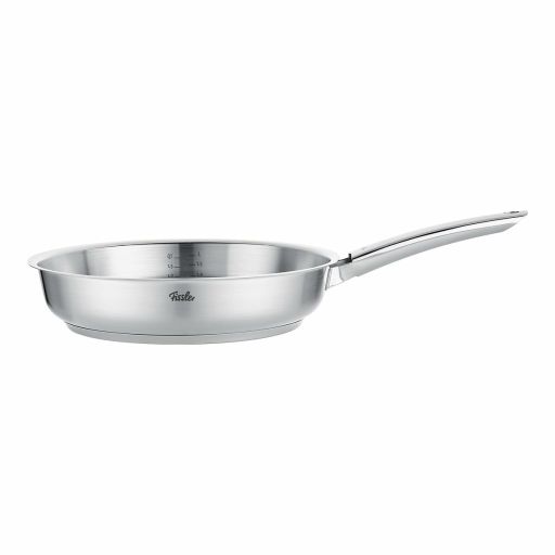 Fissler Pure Collection koekenpan 28 cm RVS inductie Pan Fissler 08637428100/0 Zilverkleurig Roestvrij staal | Huisbest.nl