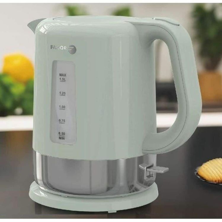 Fagor FG5148 cordless stainless steel kettle green 1.5 L 2200 W