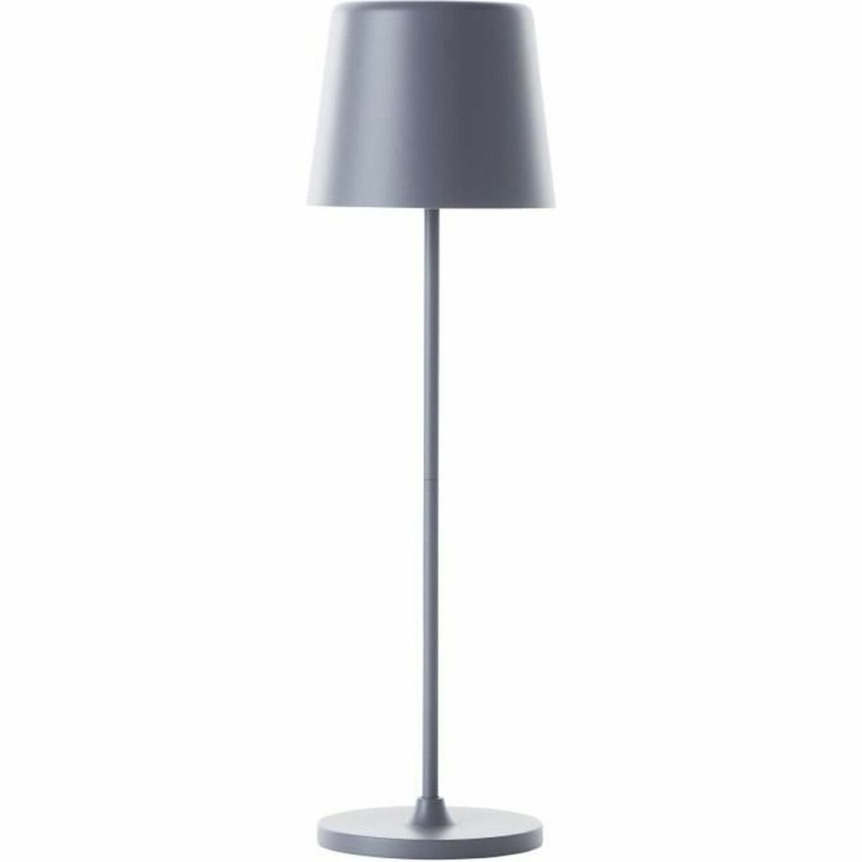 Brilliant Kaami G90939/22 rechargeable LED table lamp gray IP44 37 cm