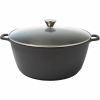 Baumalu 384942 cocotte / frying pan with lid black Ø 32 cm 10 L