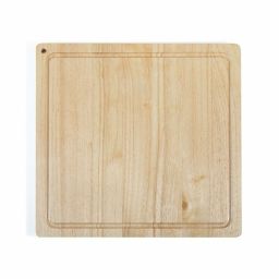 Livoo MES141 XXL cutting board rubber wood 46 x 46 cm