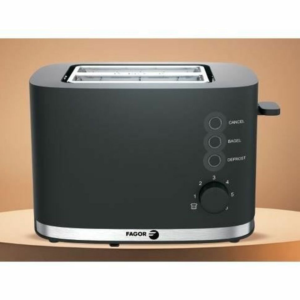 Fagor FG250 Toaster, 870 W, Black