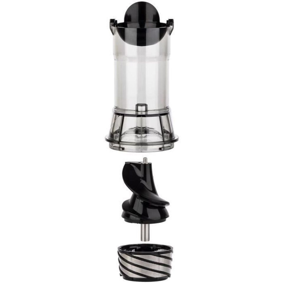 H.Koenig GSX16 slowjuicer 0,8L 250W zwart RVS
