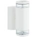 Brilliant Jandy 90968A05 outdoor wall light white IP44 2xGU10 21.3 cm