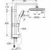 GROHE Vitalio Start System 250 Flex regendoucheset