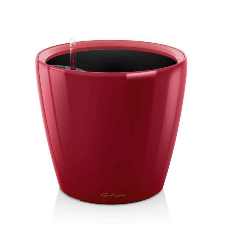 Lechuza Classico Premium LS 21 flower pot red 3L set
