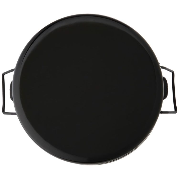 Baumalu Friteuse du Nord 28 cm zwart emaille met mand