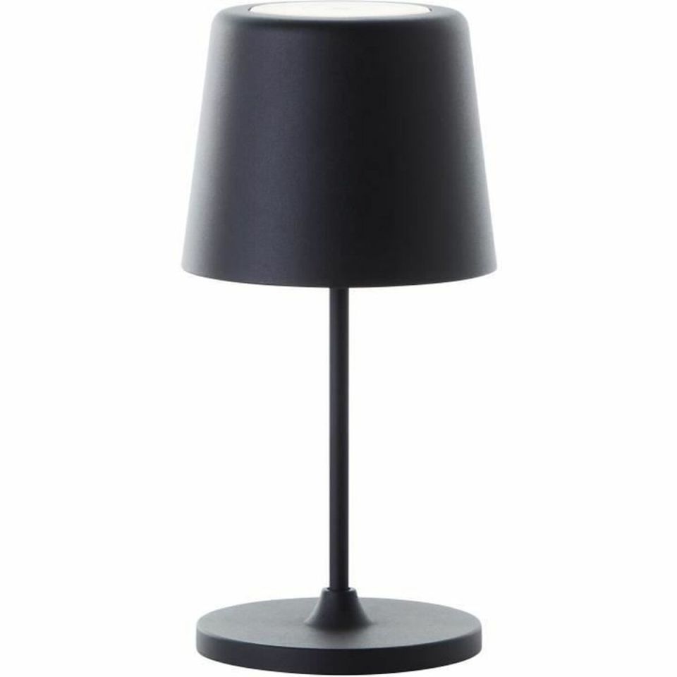 Brilliant Kaami G90939/76 oplaadbare LED tafellamp zwart mat IP44 37 cm