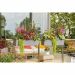 LECHUZA BALCONERA Stone 80 plantenbak steengrijs
